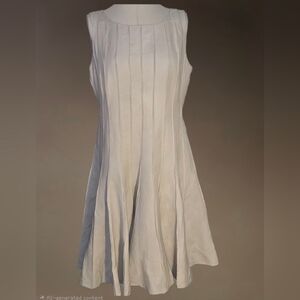 Calvin Klein Cream Sleeveless Mini Dress